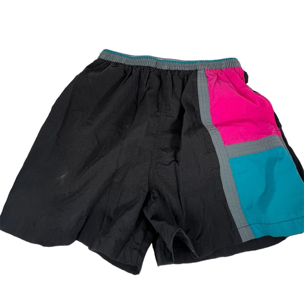 Vintage 90s‎ Men's Swimming Trunks Color Block Size Medium Fast Breakers